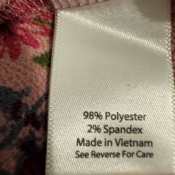 Coral Bay button down long fancy sleeves BUTTERFLY design size XL - Picture 8 of 9